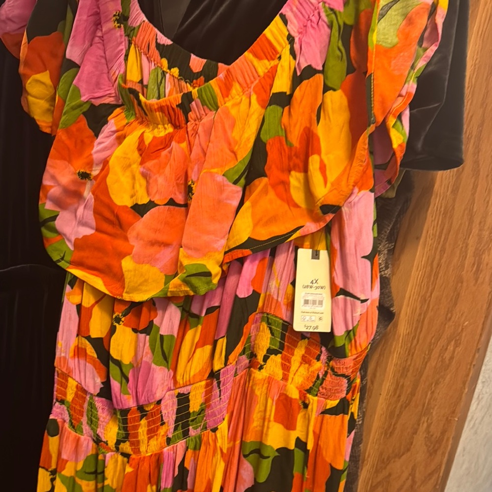 Colorful Floral Maxi Dress